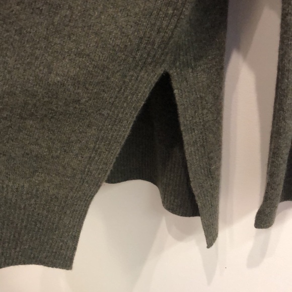 AllSaints Tara Military Green Cashmere Blend Sweater - Picture 6 of 12